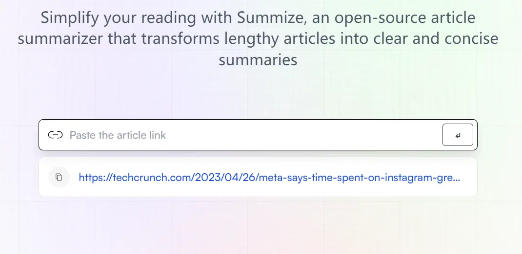 Article-Summarizer URL