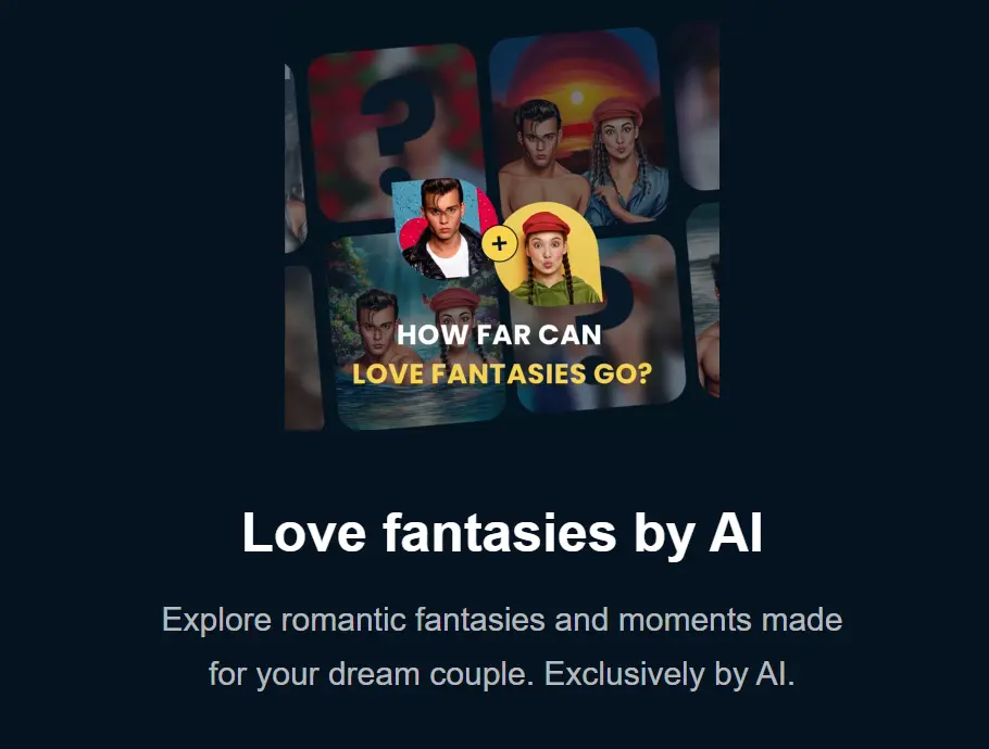 Generate Romantic Couple Photos From Two Portrait Images