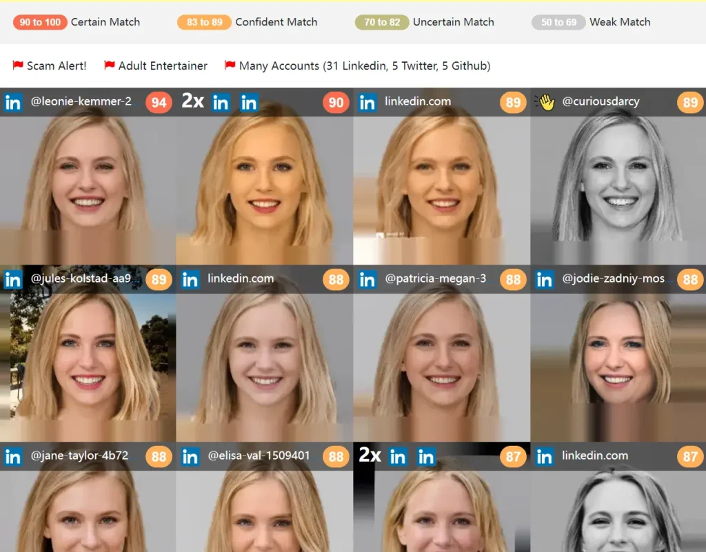 How unique face you have in the internet?!? #facecheck.id