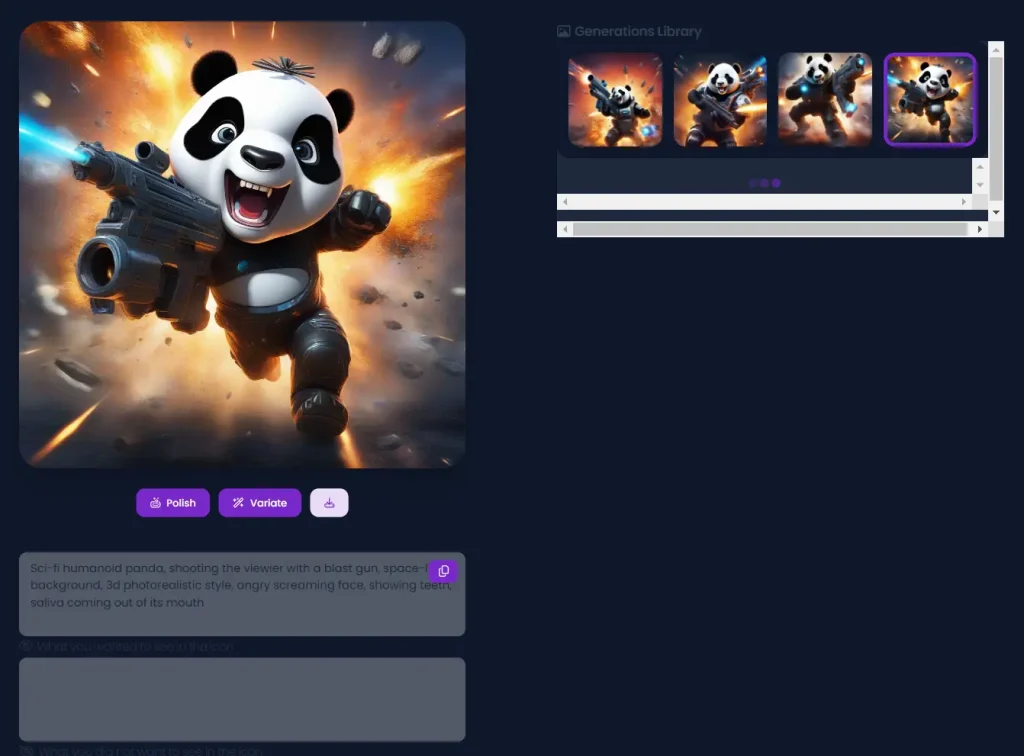 AI App Icon Generator Iconlab Result