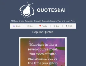 AI Quote Image Generator