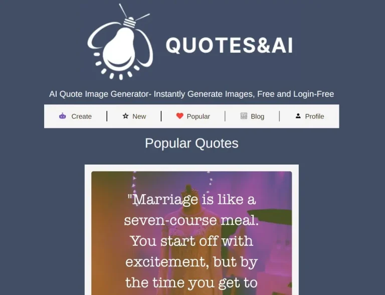 AI Quote Image Generator