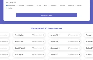 AI Username Generator