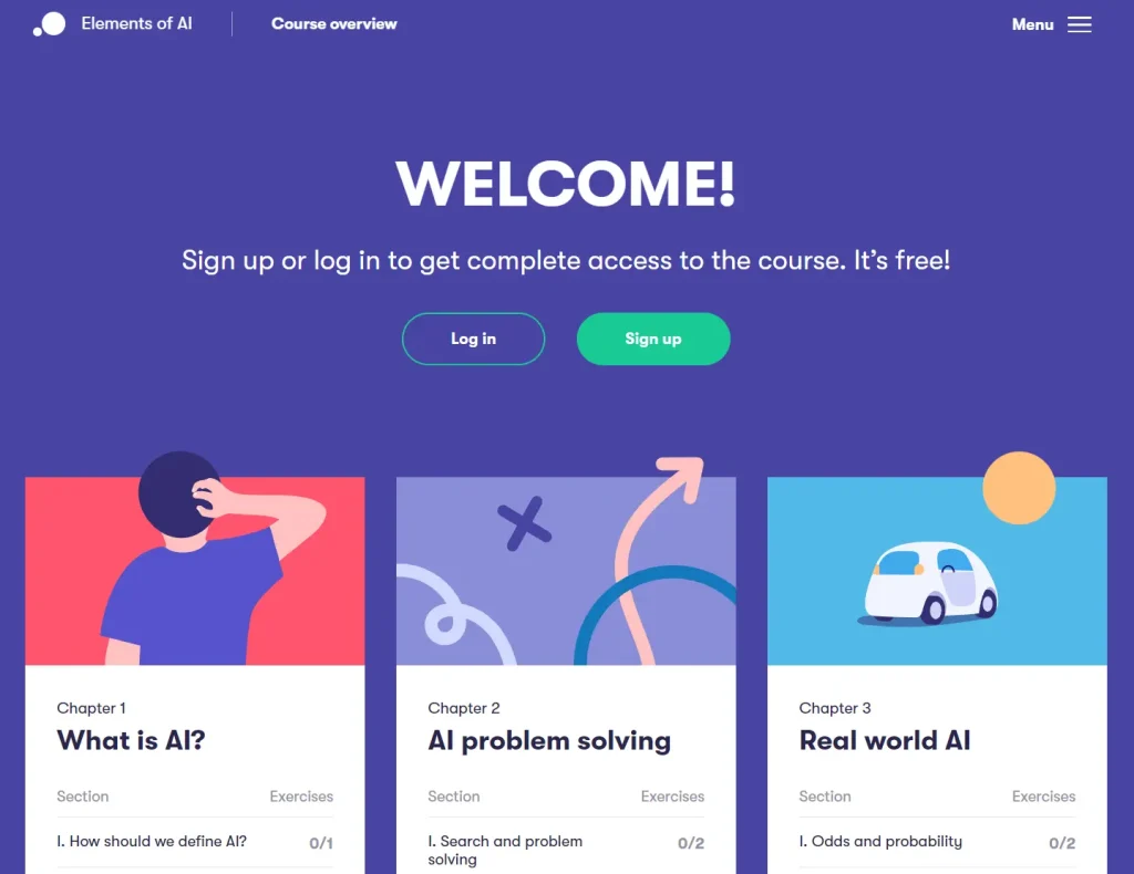 Elements of AI by University of Helsinki & MinnaLearn