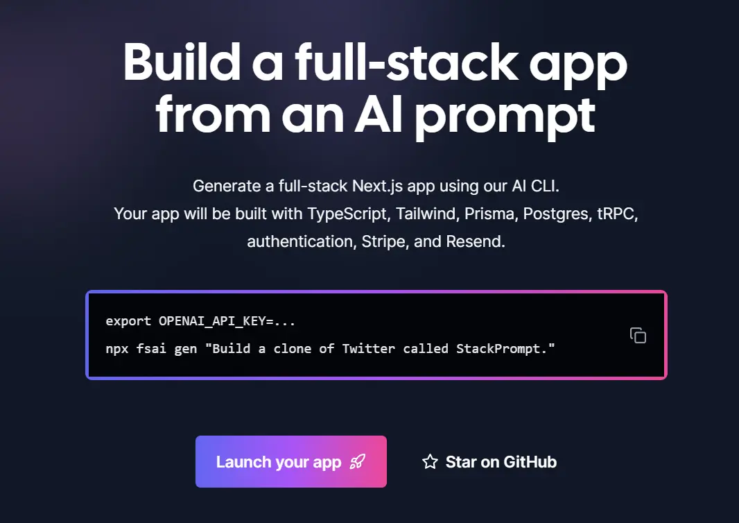 Full Stack AI