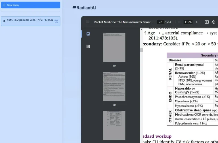 Get Accurate & Trustworthy Medical Answers With RadiantAI