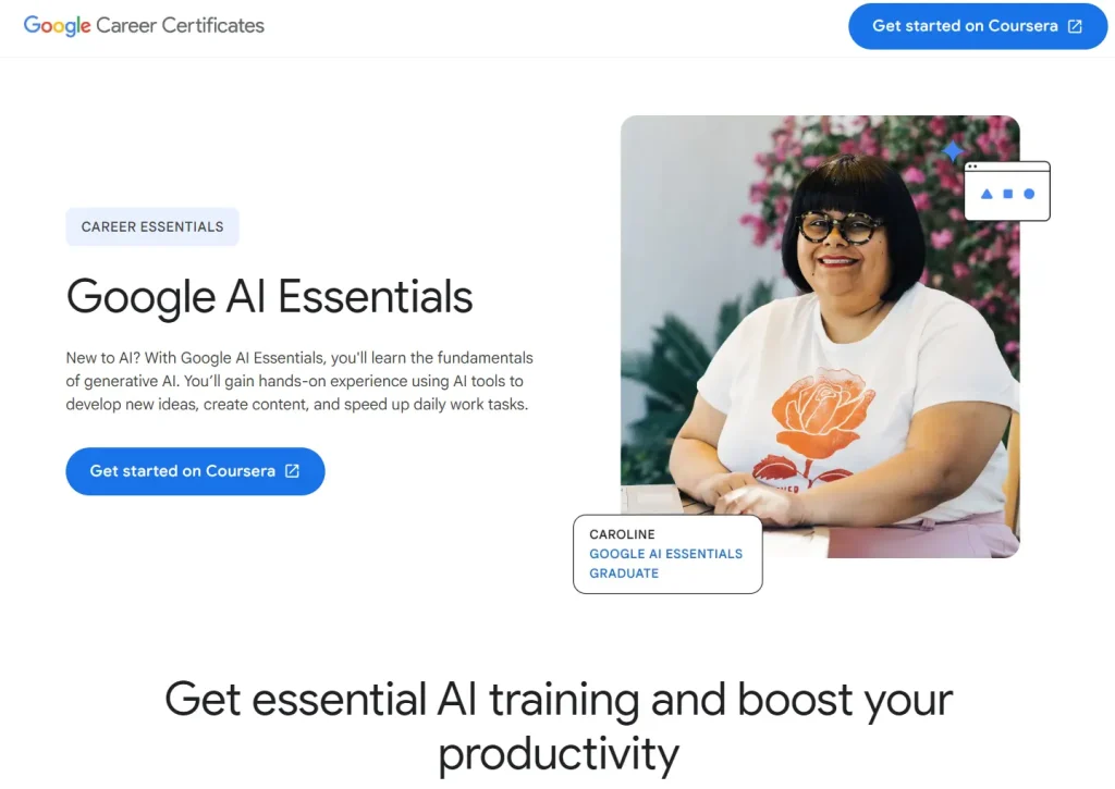 Google AI Essentials by Google