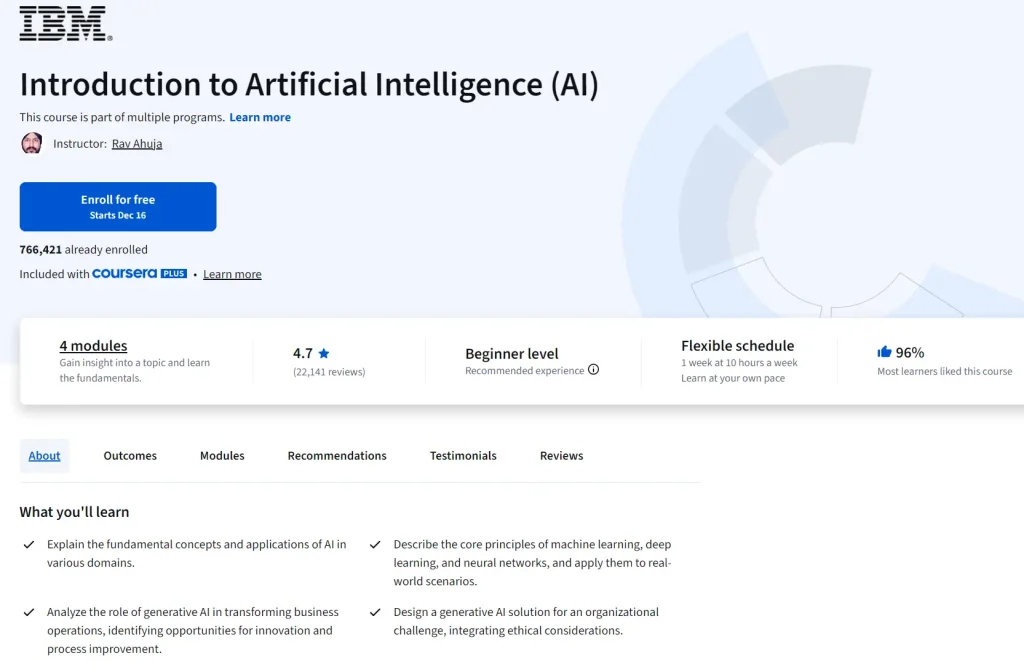 Introduction to Artificial Intelligence (AI) by IBM