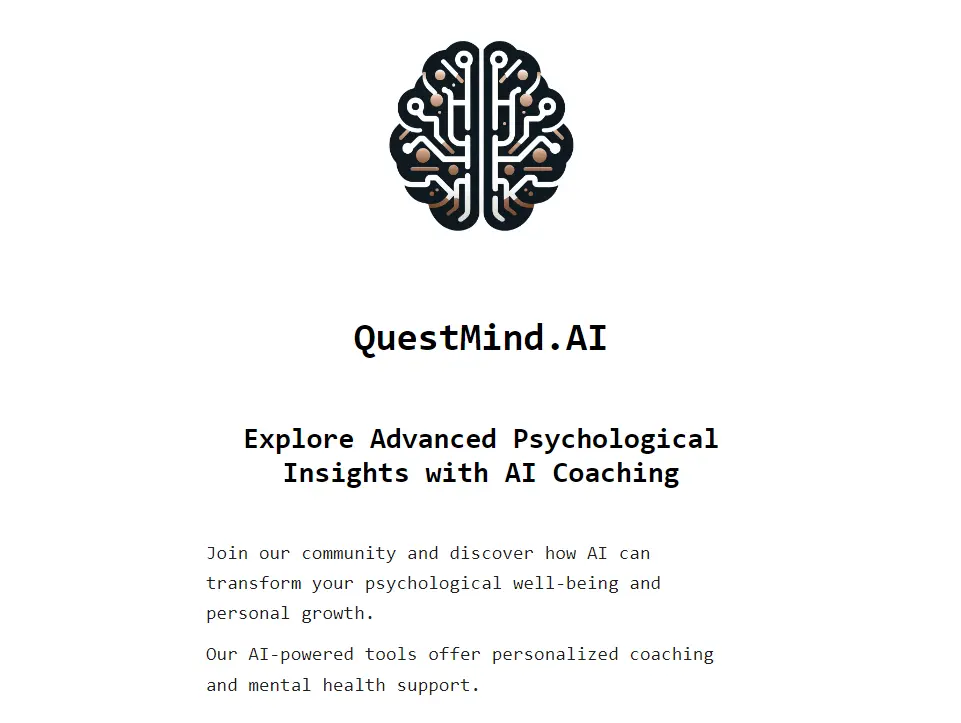 AI-based Psychological Advisor and Coach Questmind