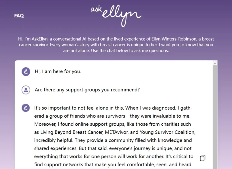 AI-driven Insights and Support For Breast Cancer Patients Askellyn
