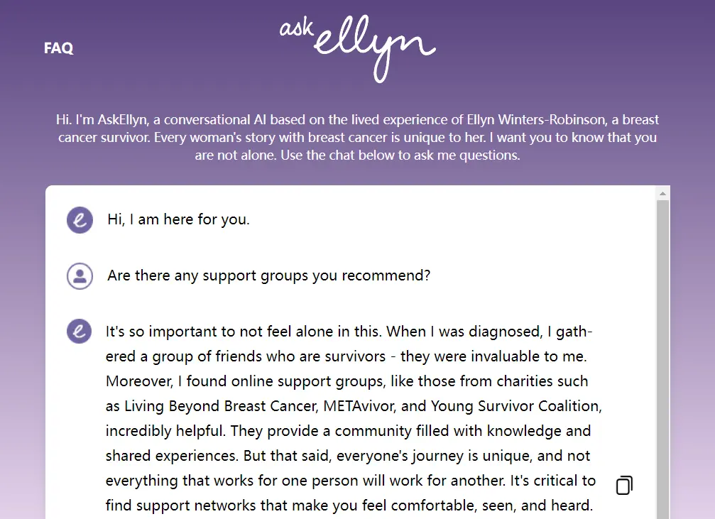 AI-driven Insights and Support For Breast Cancer Patients Askellyn