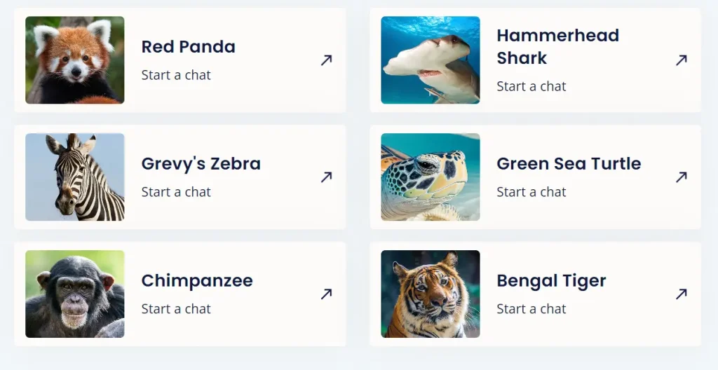Animalia AI Animal Chat Browse