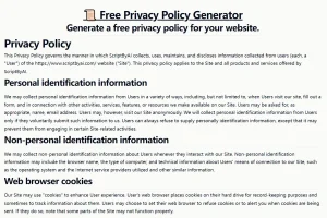 Free AI-driven Privacy Policy & Terms of Service Generator Generator