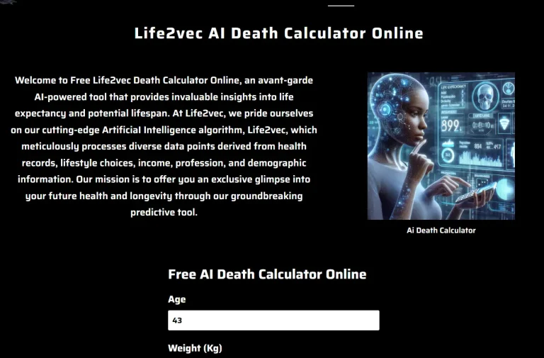 Life2vec AI Death Calculator