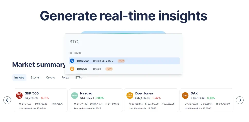 Real-time Trading Insights And Ideas With Hoops AI Search
