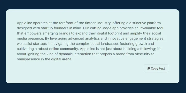 startup-elevator-pitch-generator