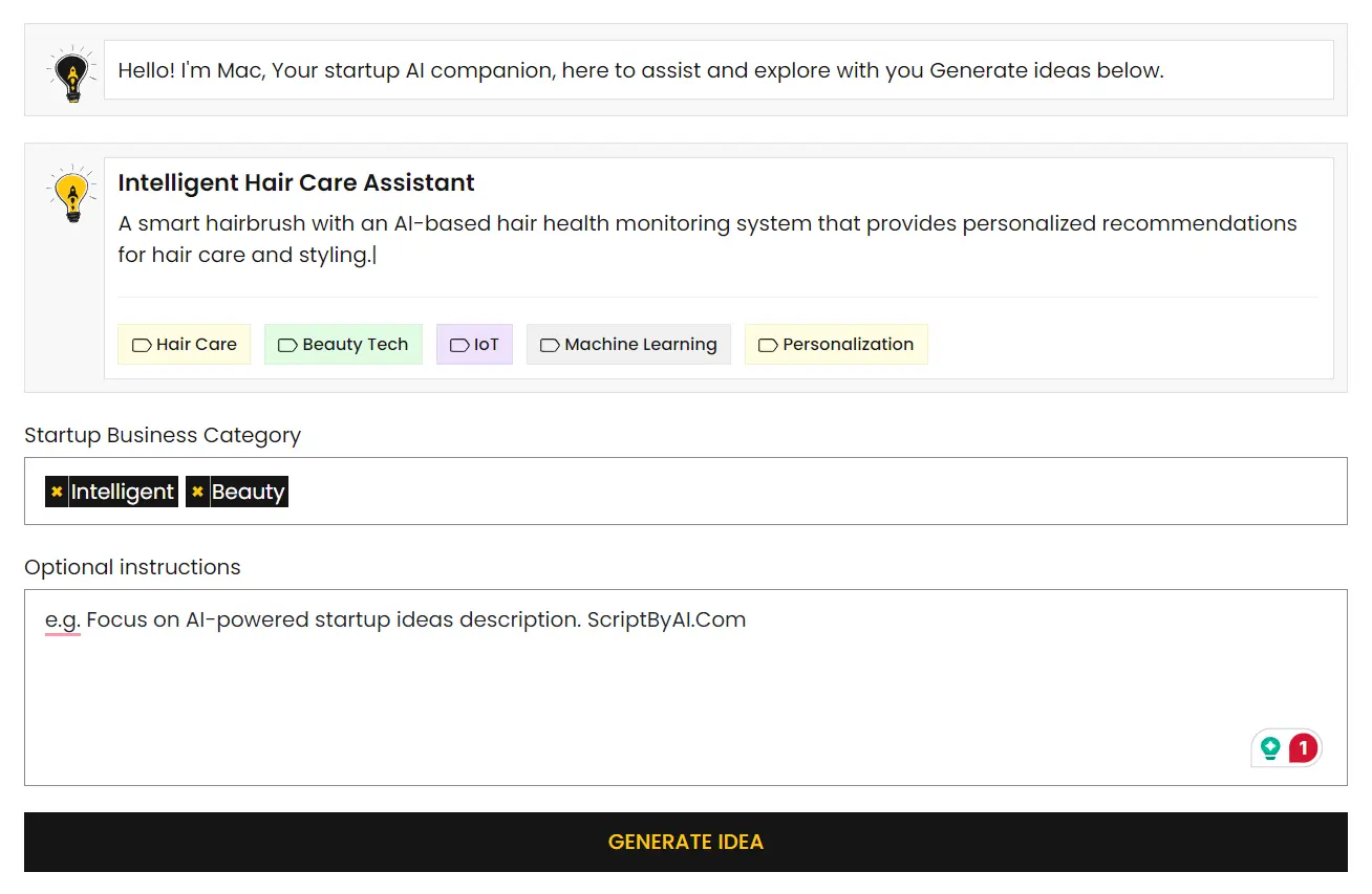 Discover Your Next Startup Idea With Startupideas AI