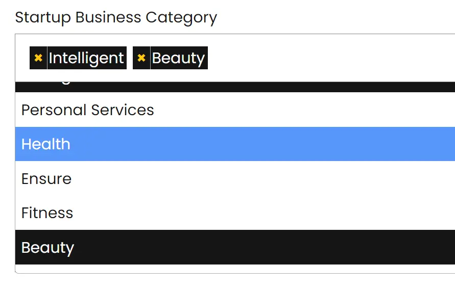 Startup Ideas AI Choose Categories