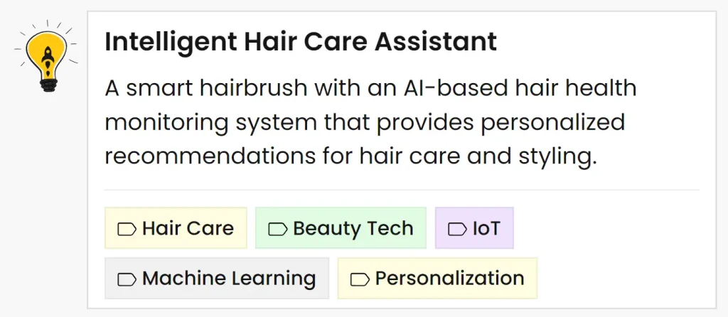 Startup Ideas AI Result