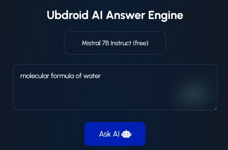 Ubdroid Answer Engine