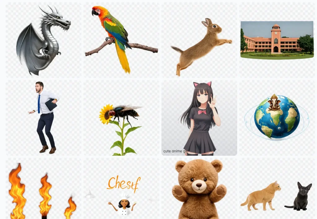 AI PNG Maker Gallery