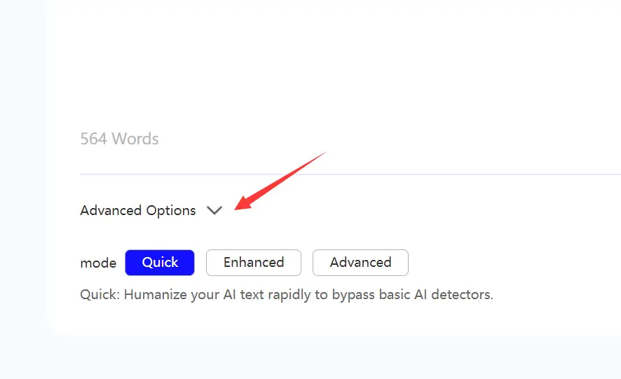 Humanize AI Rewrite Modes