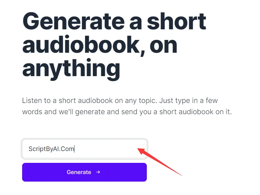 VozPod AI Audio Generator Topic