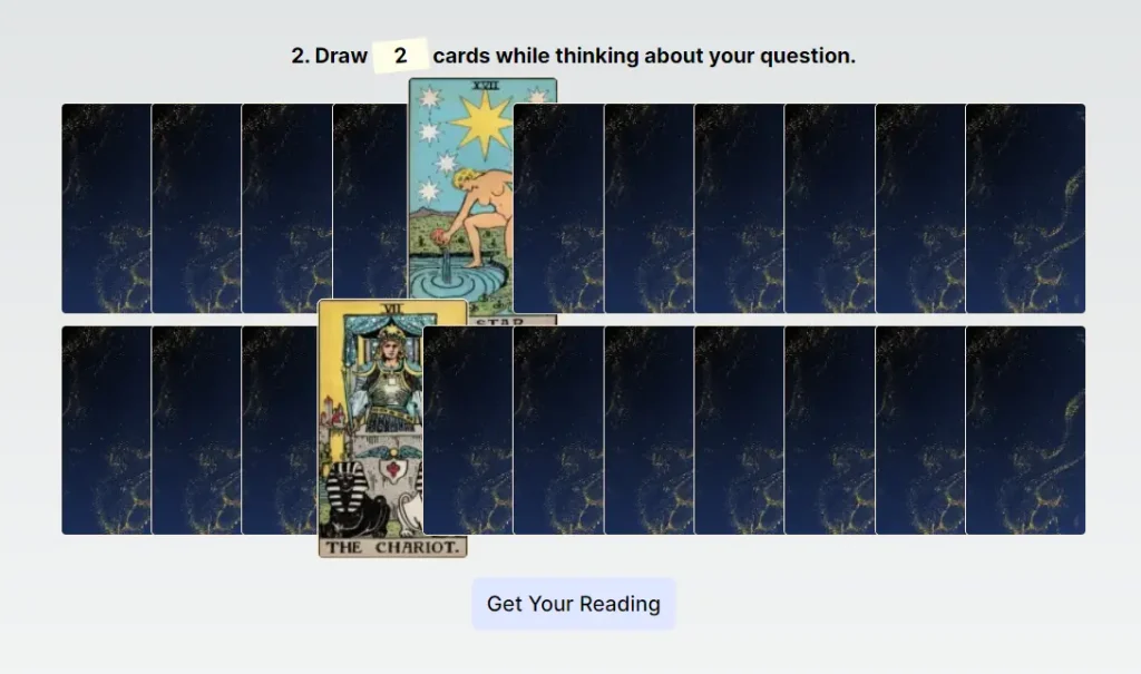 Yes or No Tarot AI Draw Card