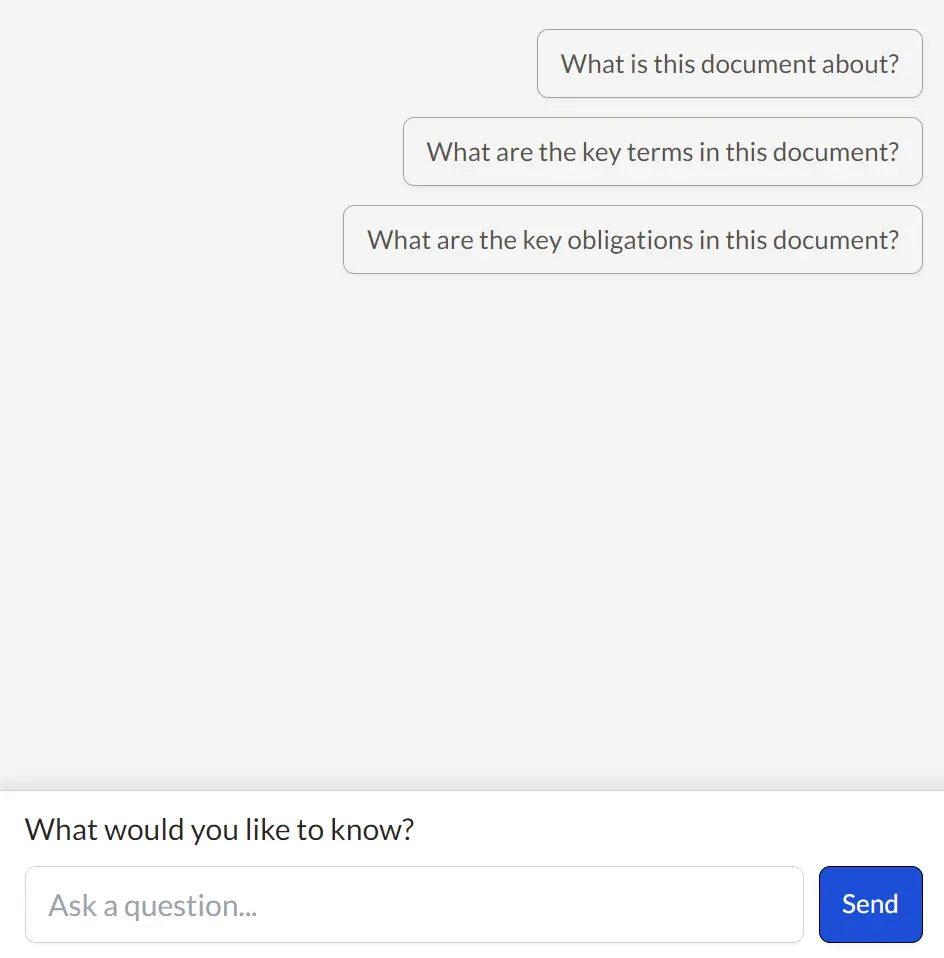 Ask Legal AI Chatbot Document
