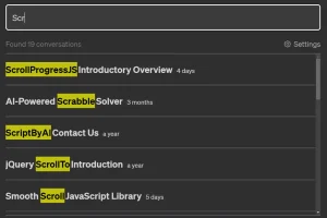 Find ChatGPT Conversation History With History Search Extension
