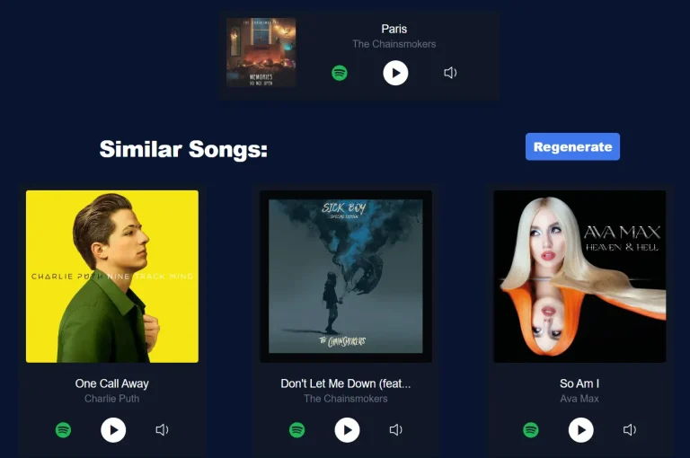 Free AI-powered Similar Songs Finder