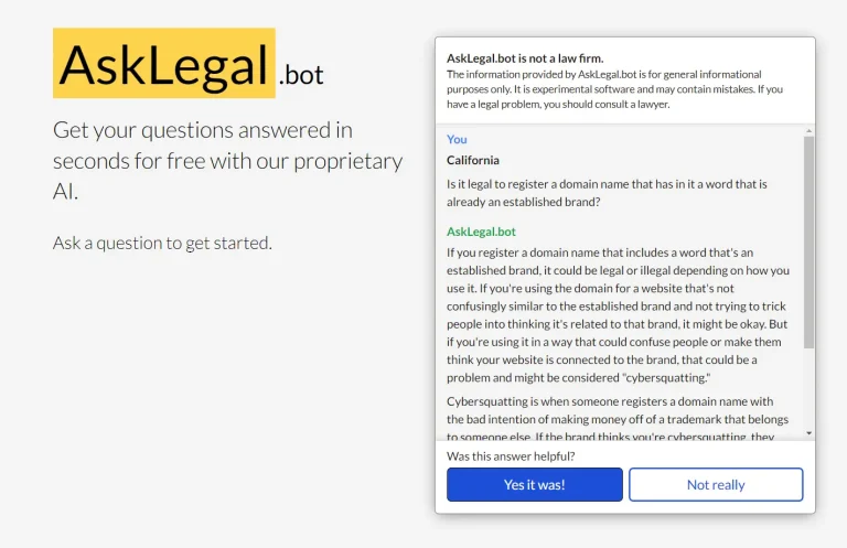 Get Instant Legal Answers with AskLegal's AI Chatbot