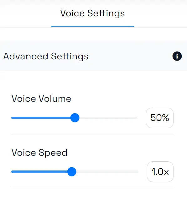 TTSVox Text To Speech Settings