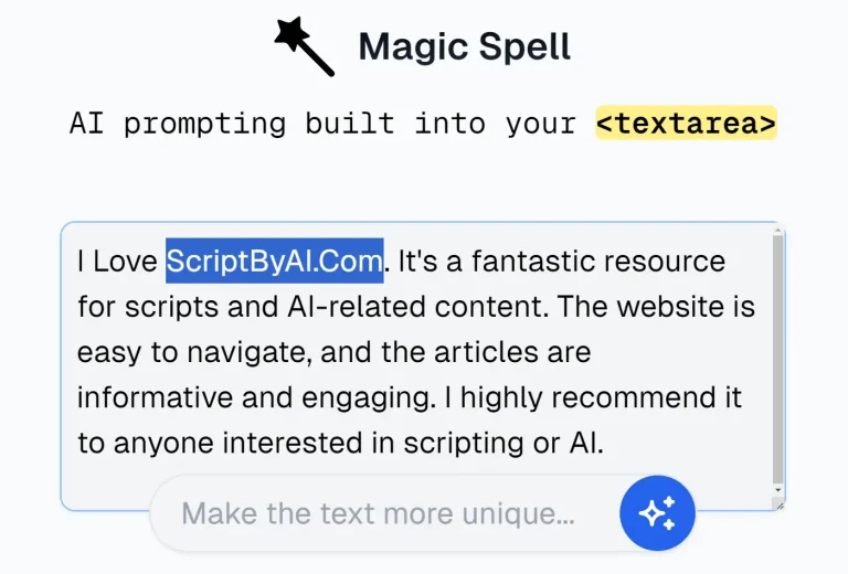 writing-assistant-magic-spell