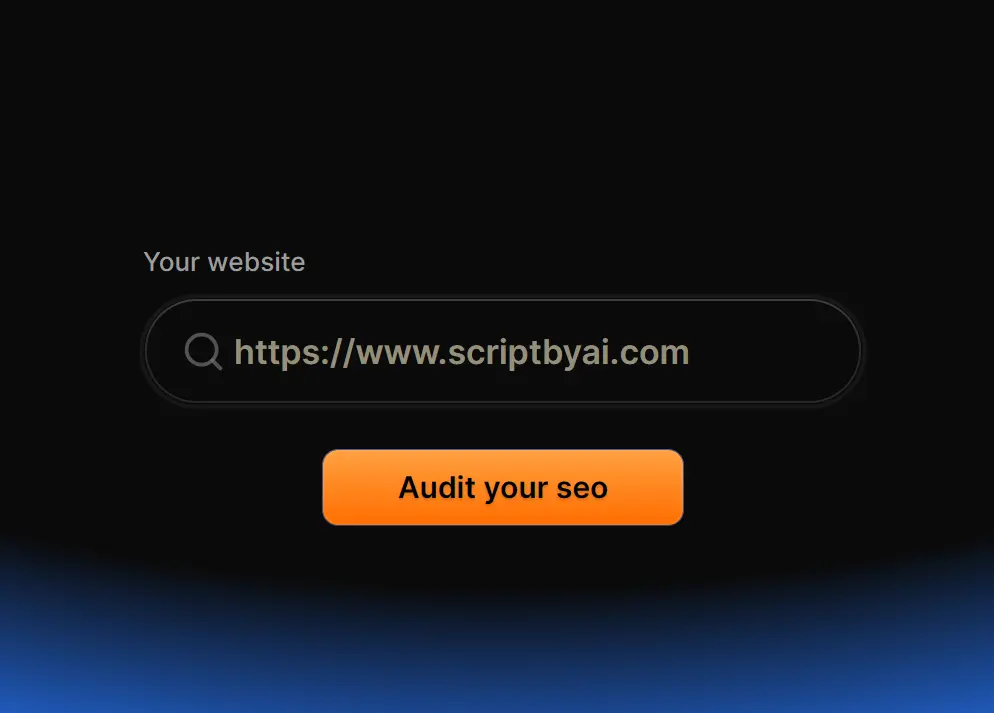 CleanMySEO AI SEO Audit Tool Enter URL