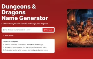 Generate Memorable Dungeons & Dragons Character Names With AI