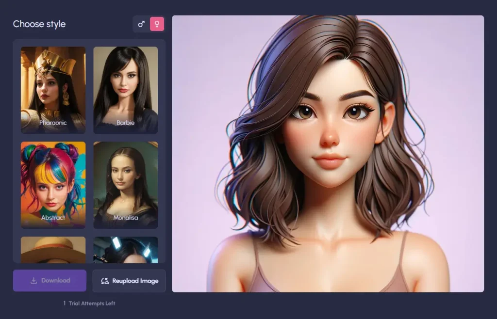 Gulf Picasso AI Headshot Generation Upload