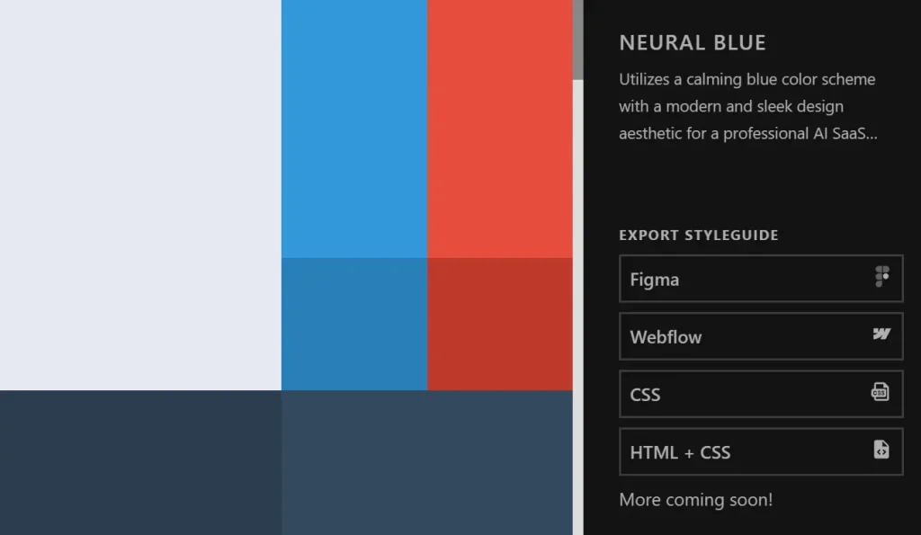 Ideatum AI Moodboard Generator Export