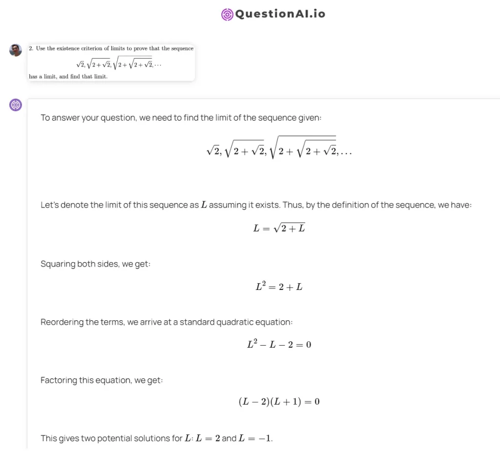 Questionai Result