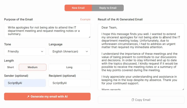 new-email-reply-generator