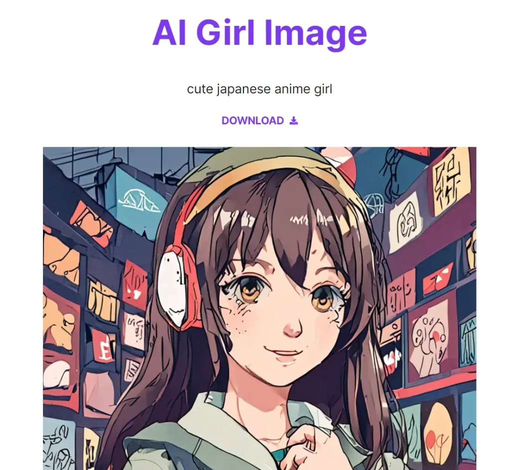AI Girl Generator cute japanese anime