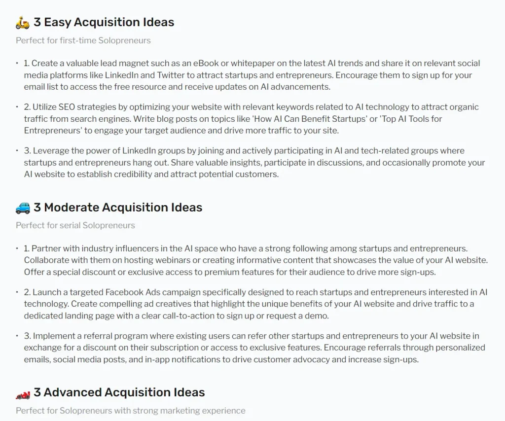 Content Ideas Generator Marketing Strategies