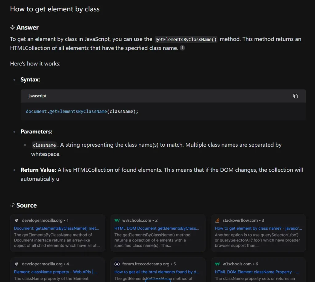 DevvAI AI Dev Search Engine Web Mode