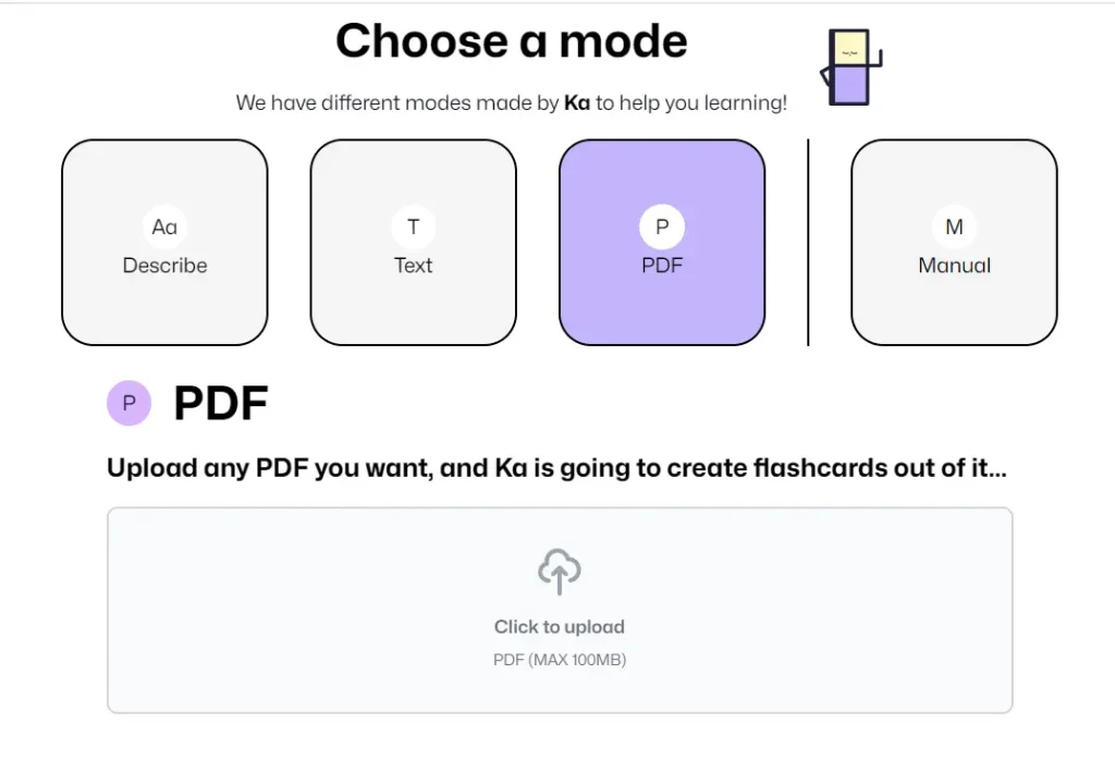 Flashka AI Upload PDF