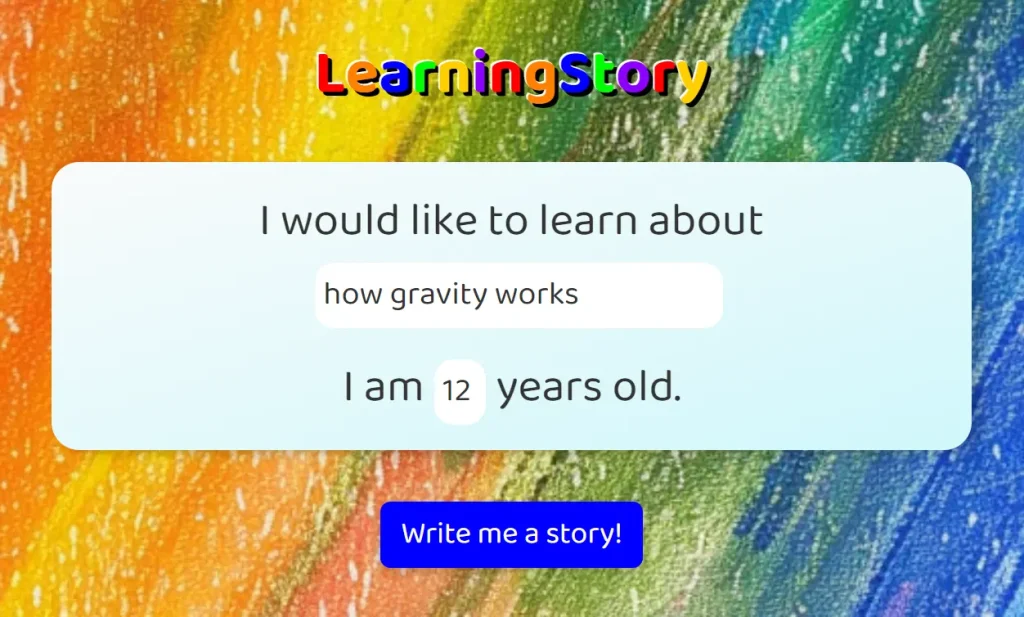 Learning Story AI Enter