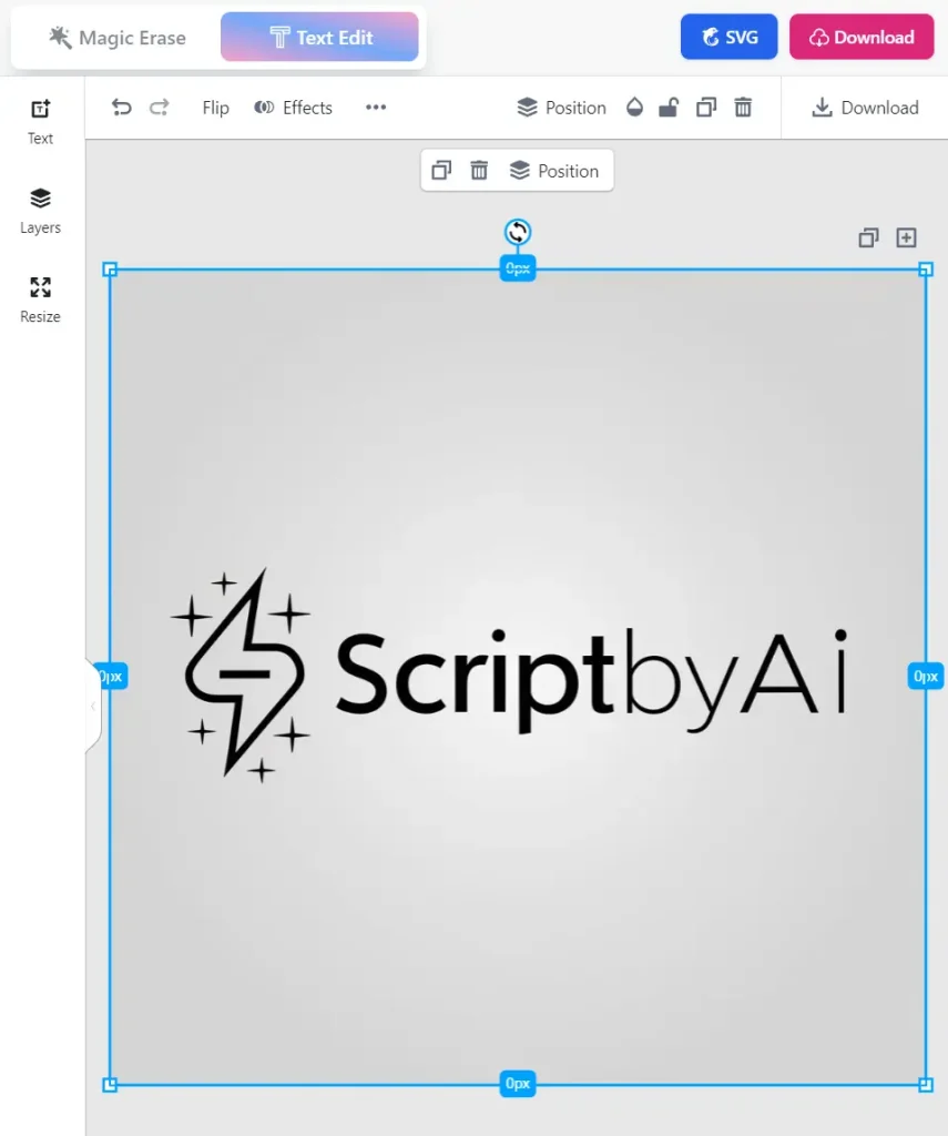 Logogalleria AI Logo Generator Edit