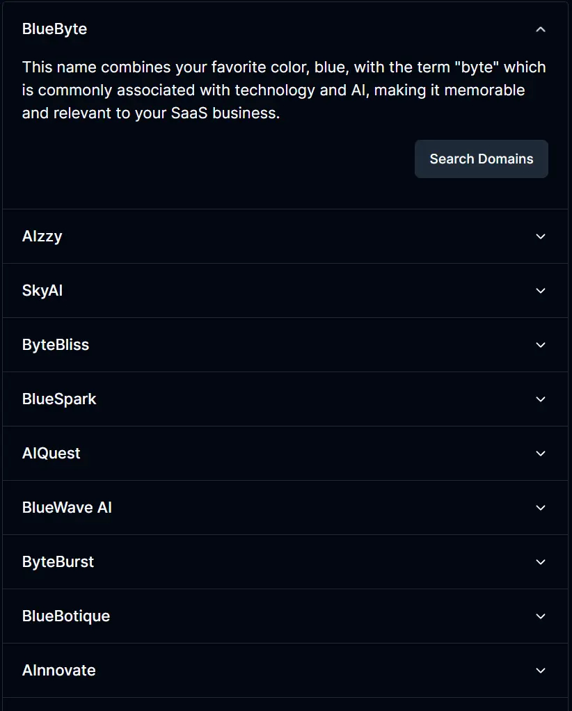 Namecapy AI Name Generator Description