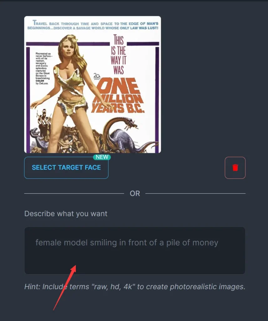 Free Uncensored AI Deep Face Swap Tool Prompt