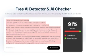 X AI Content Detector