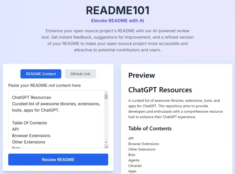 open-source-readme-review-tool